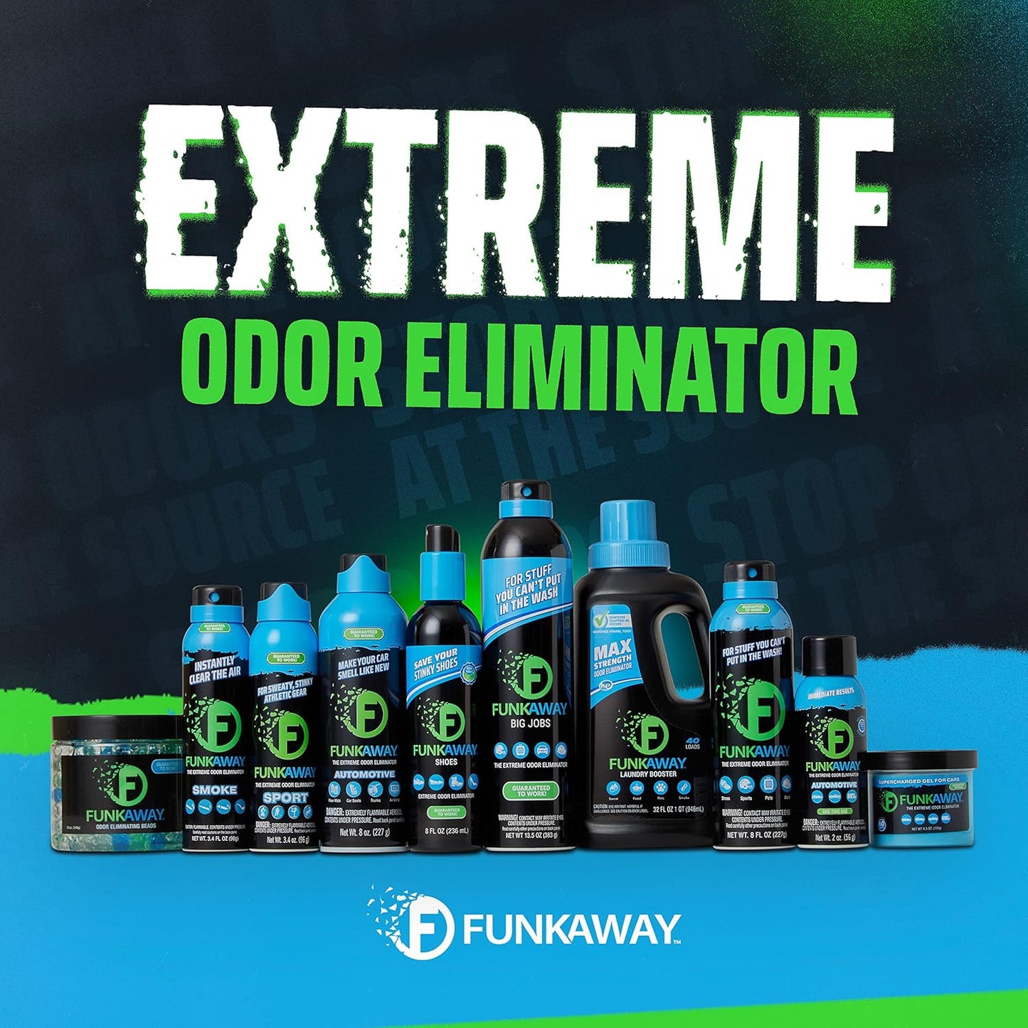 FunkAway The Extreme Odor Eliminator 8oz / 226g