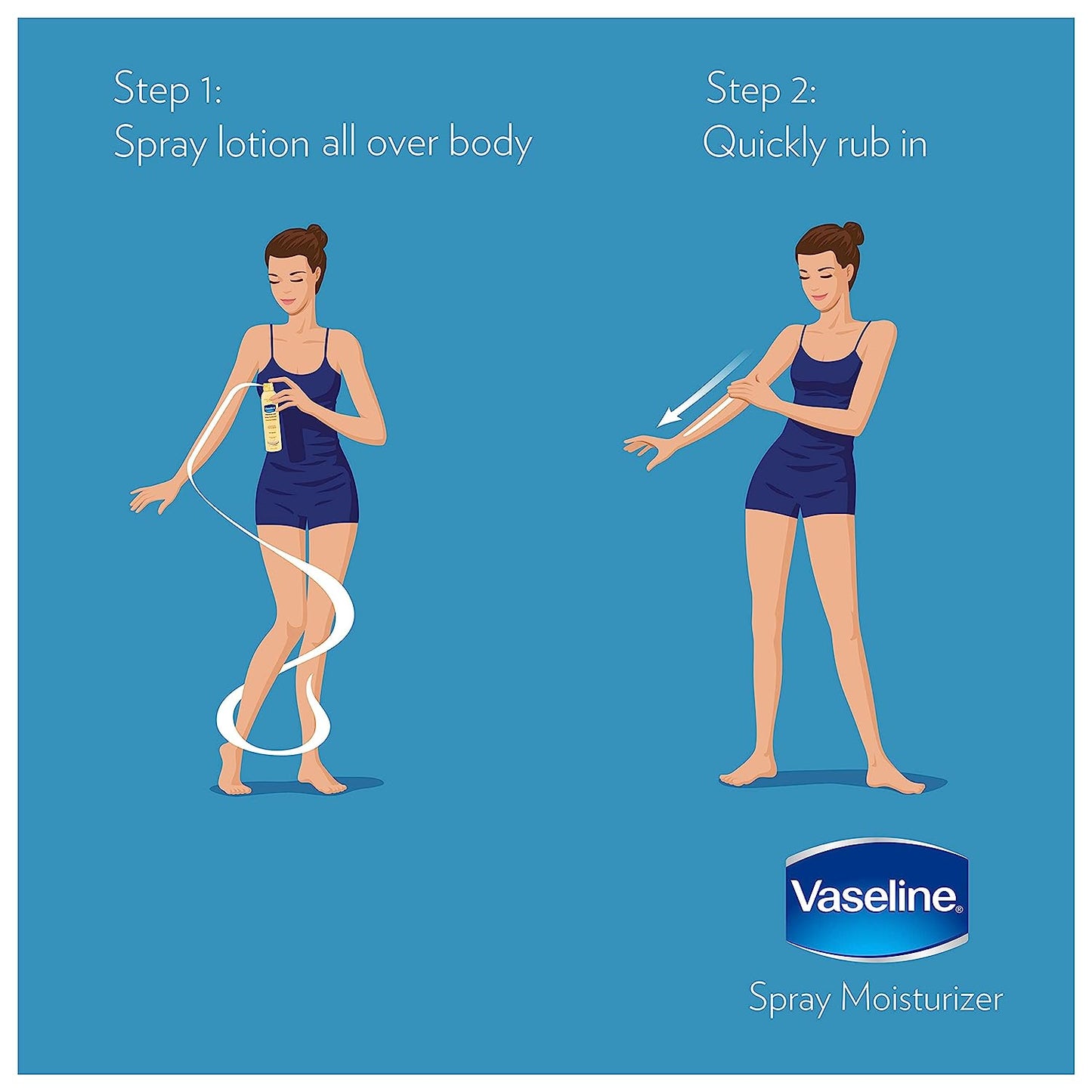 Vaseline Intensive Care Spray Moisturizer Aloe Soothe Non-Greasy - 184g / 6.5 oz