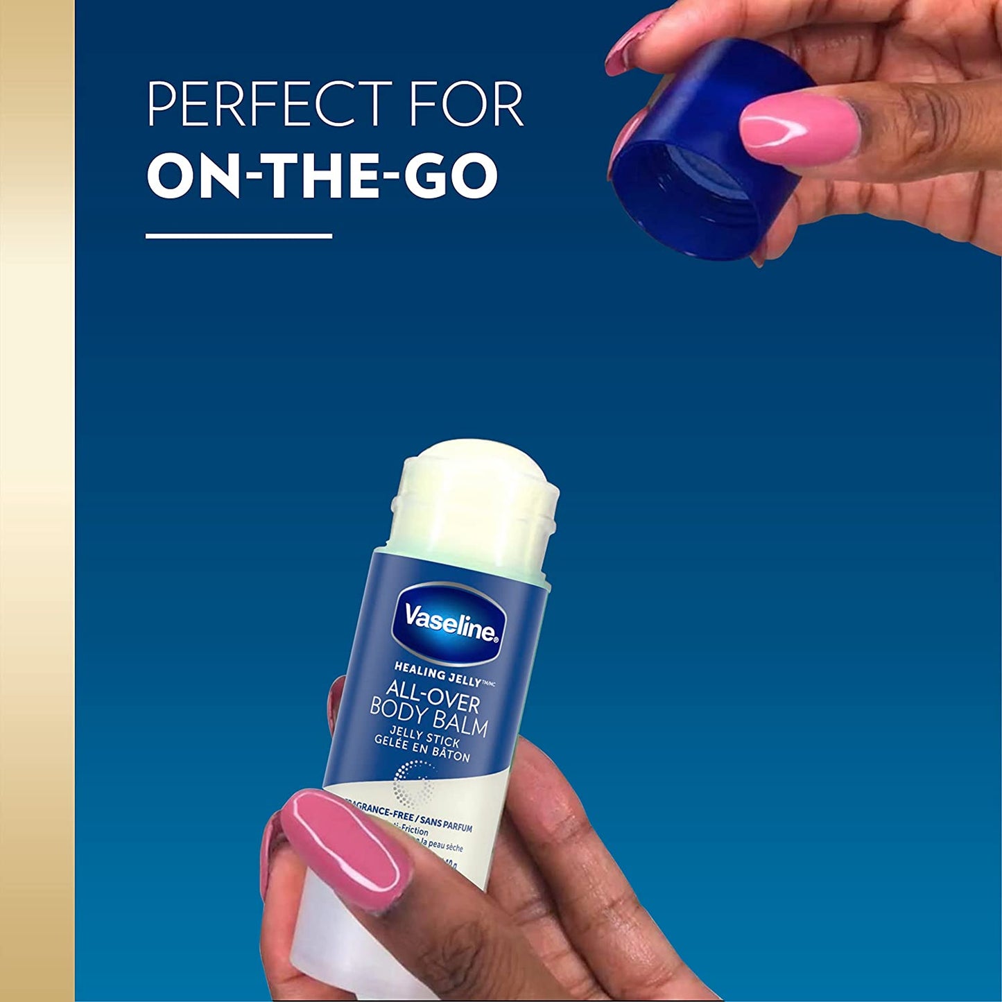Vaseline Healing Jelly All Over Body Balm Jelly Stick Anti Friction 1.4 oz / 40g