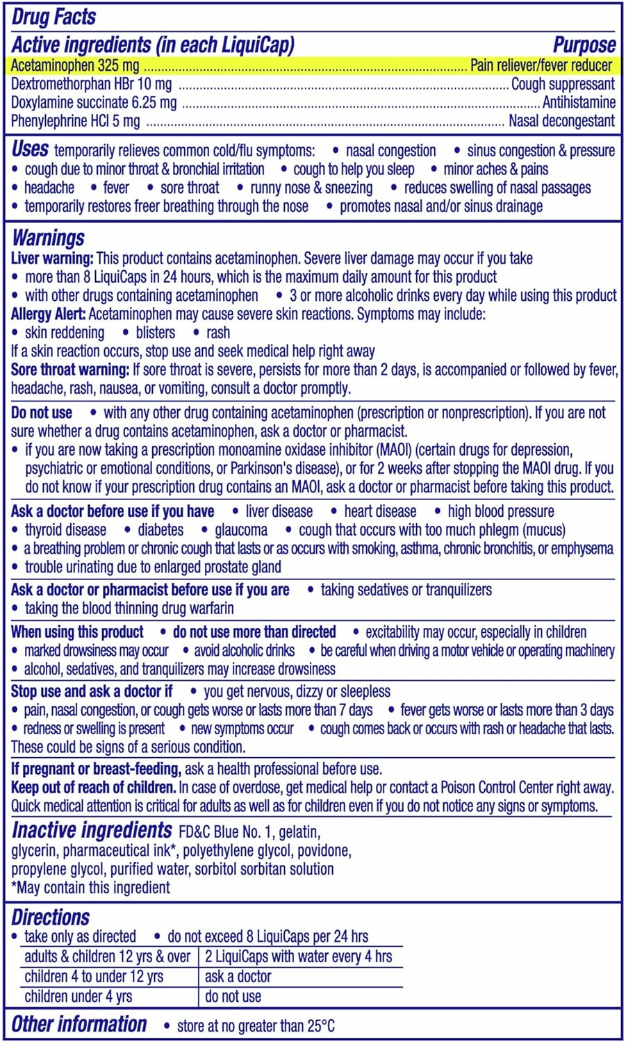 Vicks Nyquil Max Strength Severe Cold And Flu Nighttime Relief 24 Liquicaps