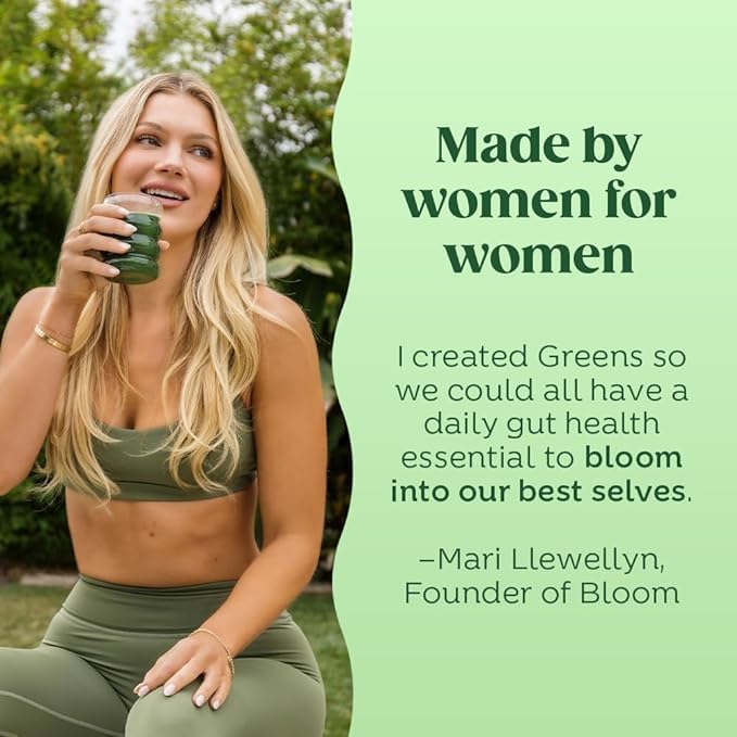 Bloom Greens & Superfoods Strawberry Kiwi 30 Servings 6.39oz / 181.50g