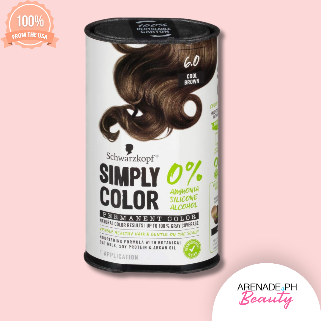 Schwarzkopf Simply Permanent Color with 0% Ammonia Silicone, 1 Application