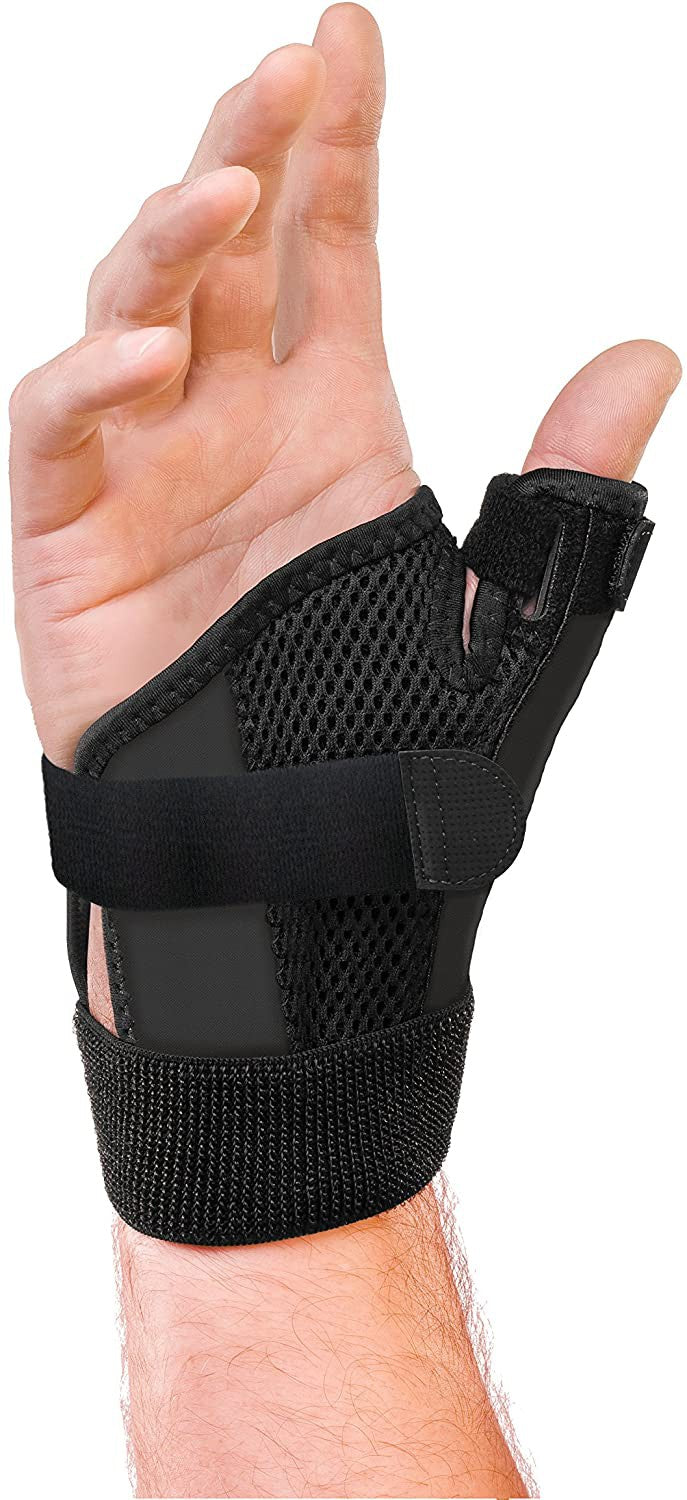 Mueller Reversible Thumb Stabilizer, Black, One Size Fits Most