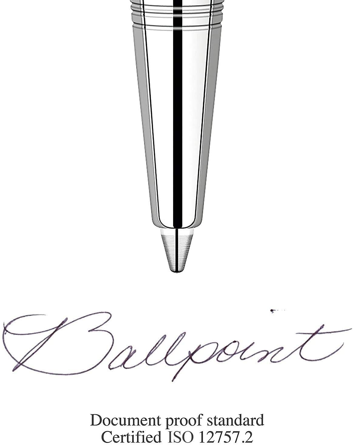 Parker QuinkFlow Ink Refill for Ballpoint Pens, Medium Point, Black Pack of 6 Refills