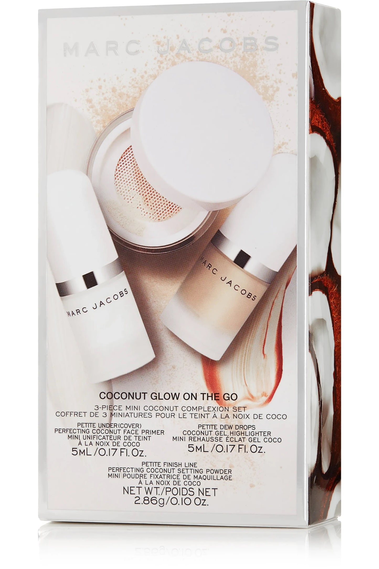 AUTHENTIC Marc Jacobs Coconut Glow On The Go 3 Piece Mini Coconut Complexion Set