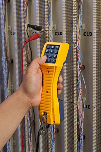 Fluke Networks TS19 Telephone Test Set with Angled Bed of Nails Clips