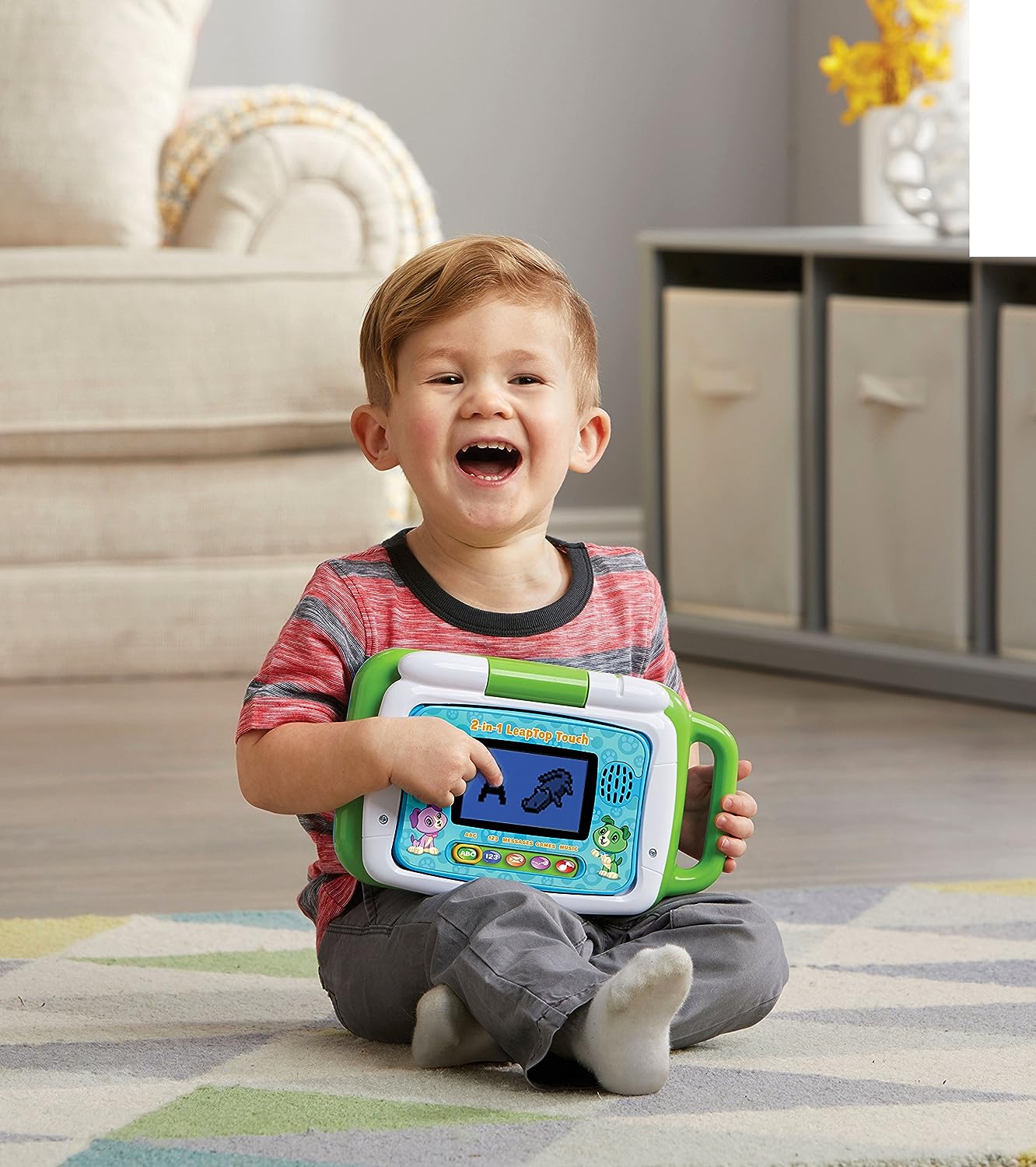 Leap Frog 2-in-1 LeapTop Touch Toy for 2+ year (Green)