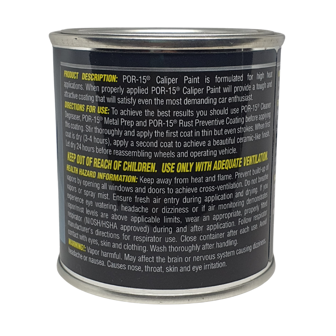 Por15 Caliper Paint Superior Heat Resistant Coating (Red), 8 fl oz/236 mL