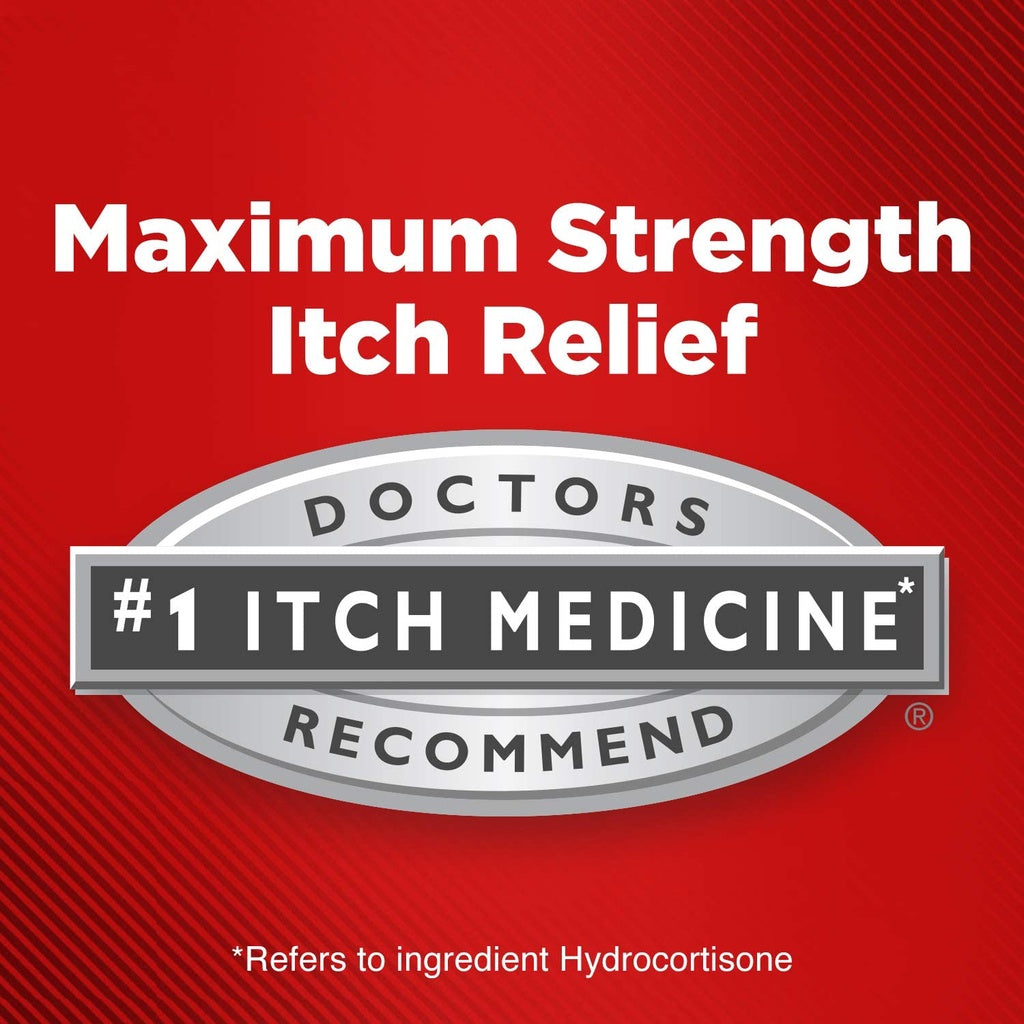 Cortizone 10 Maximum Strength 24HR Moisturizing Itch Relief Intensive Healing Formula, 2 oz. / 56g Anti-Itch Cream PACKAGING MAY VARY