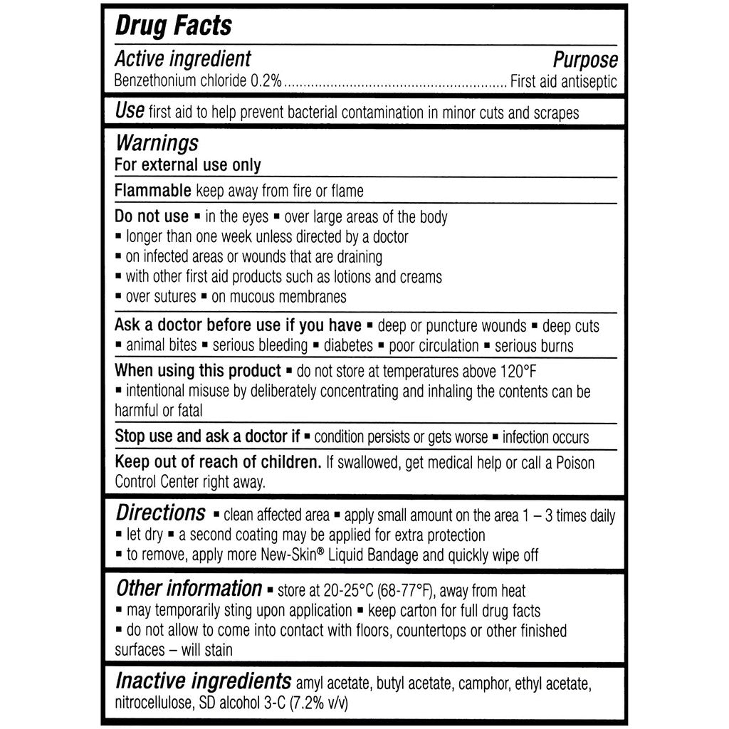 New-Skin Liquid Bandage 0.3 First Aid Antiseptic 0.3 fl oz / 10 ml