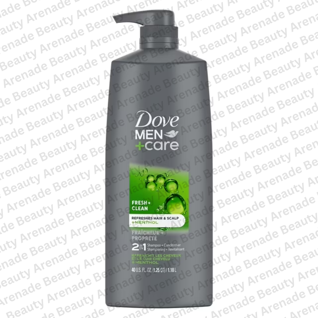 Dove Men+Care Fresh + Clean 2 in 1 Shampoo + Conditioner, 1.18 L / 40 fl. oz.