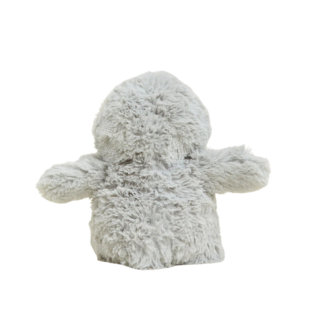 Warmies Microwavable Stuffed Animals, Grey Penguin Heated Stuffed Animal Plushie for Warmth , Cute Soft Plush Toys for Adults & Children