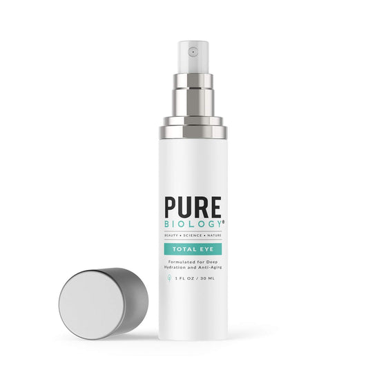 Pure Biology Total Eye Cream Serum with SymLift Vitamin C + E (1 fl oz)