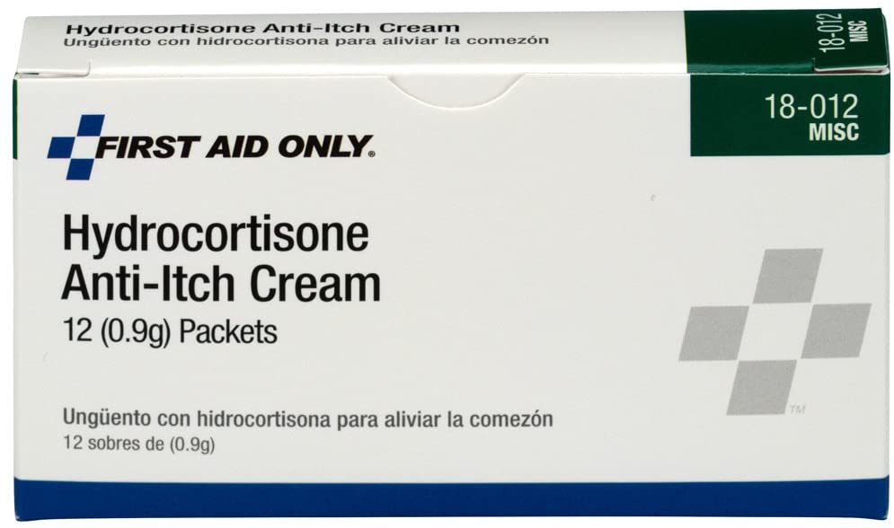First Aid Only 18-012 Anti-Itch Cream, 12 (0.9g) Packets