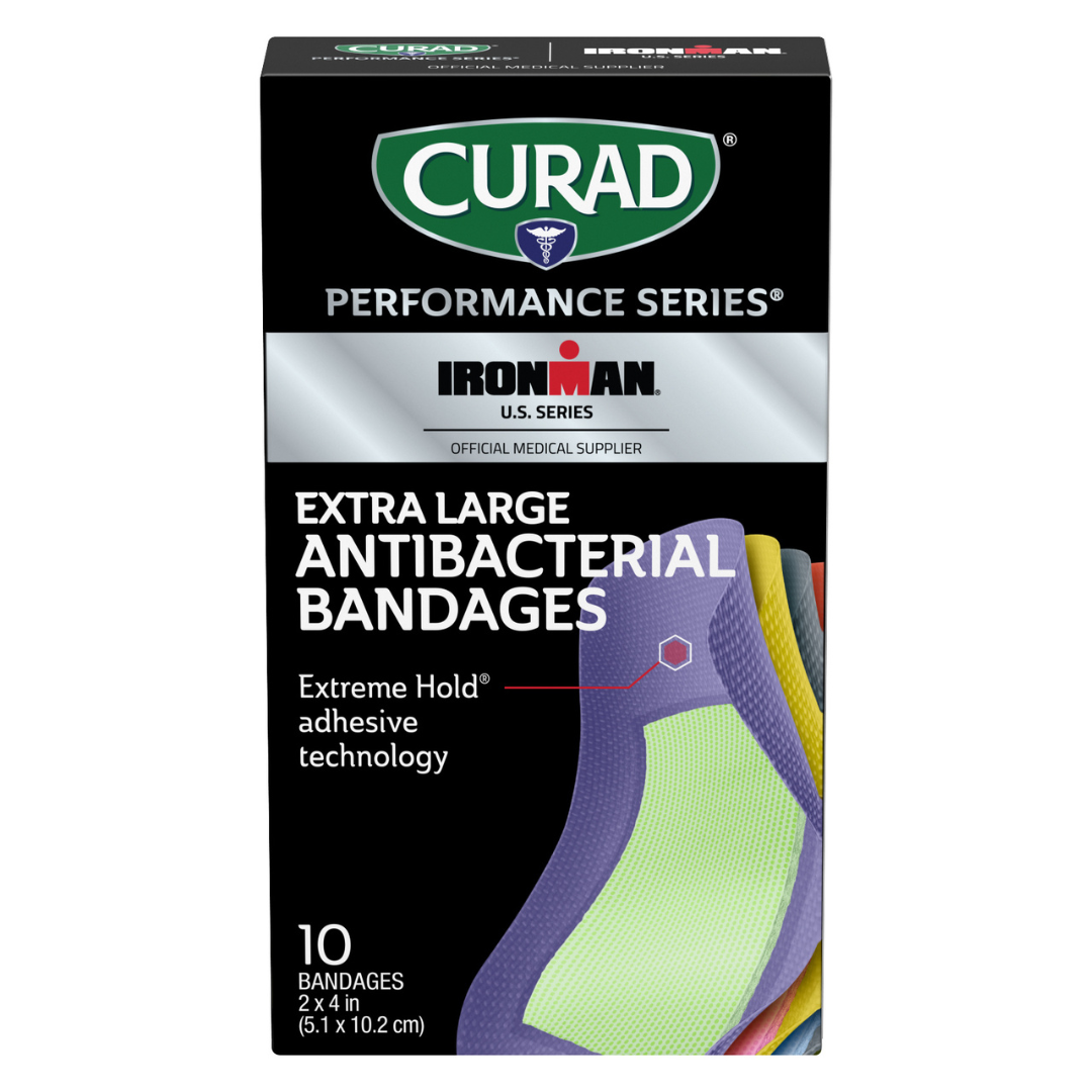 Curad Extra Large Antibacterial Bandages (2 x 4 inch) 10 Bandages