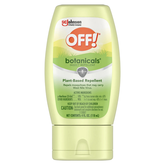 Off Botanicals Insect Plant-Based Repellent Unscented Lotion, 4 fl oz / 118mL