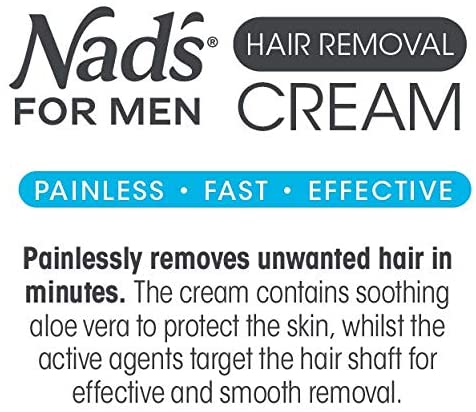Nad's for Men Hair Removal Cream, 6.8 fl.oz / 200ml