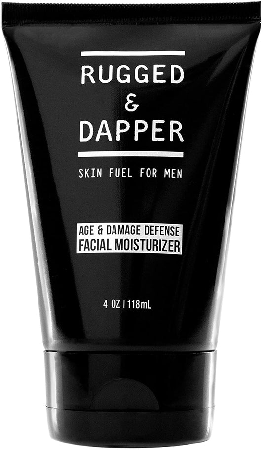 RUGGED & DAPPER Age + Damage Defense Facial Moisturizer For Men, 4 oz. / 113g