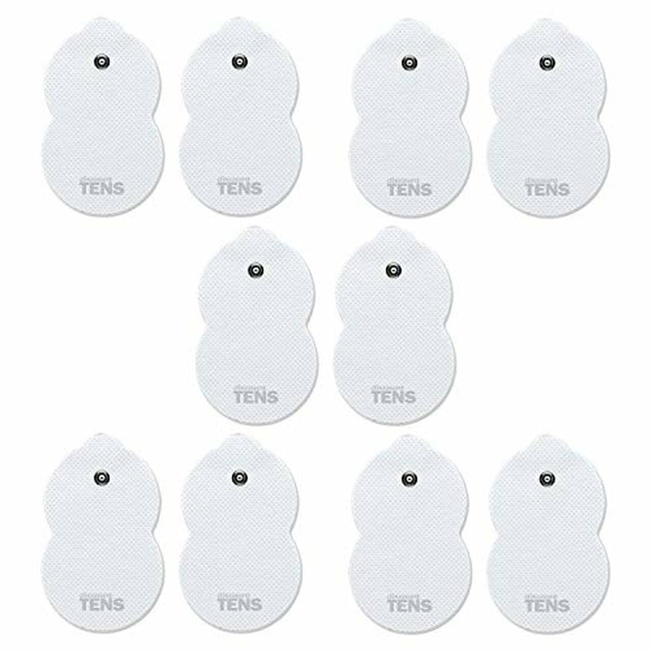 Discount TENS, Omron Compatible TENS Electrodes, 10 (5 Pair) Premium Omron Compatible Replacement Pads for TENS Units.