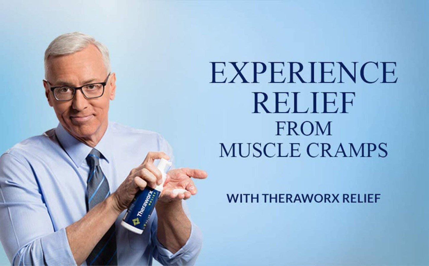 Theraworx Relief Fast-Acting Spray for Leg Cramps, Foot Cramps and Muscle Soreness, 7.1 oz