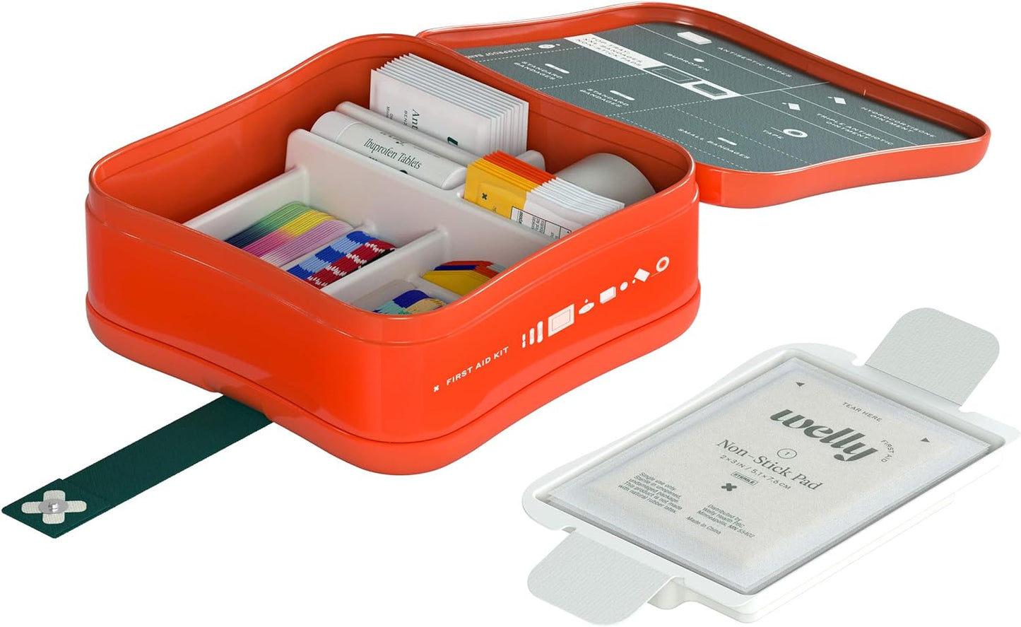 Welly First Aid Kit Large Kit To Cover Bumps, Bruises Or Scrapes 130 Counts (WLY1043)