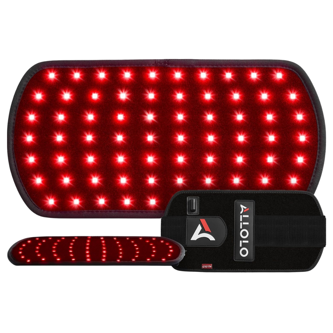 Allolo Red & Infrared Light Therapy Pad, 70 LEDs