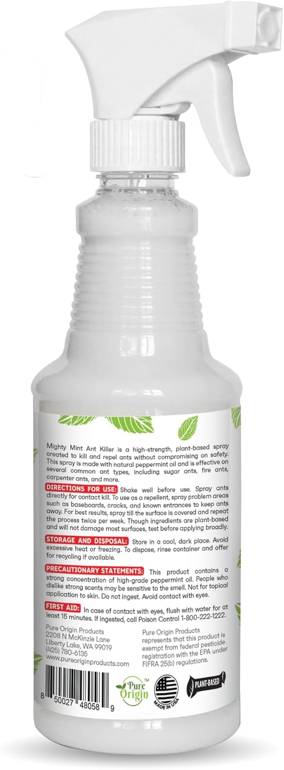 Mighty Mint Ant Killer For Indoor And Outdoor, 16 fl oz