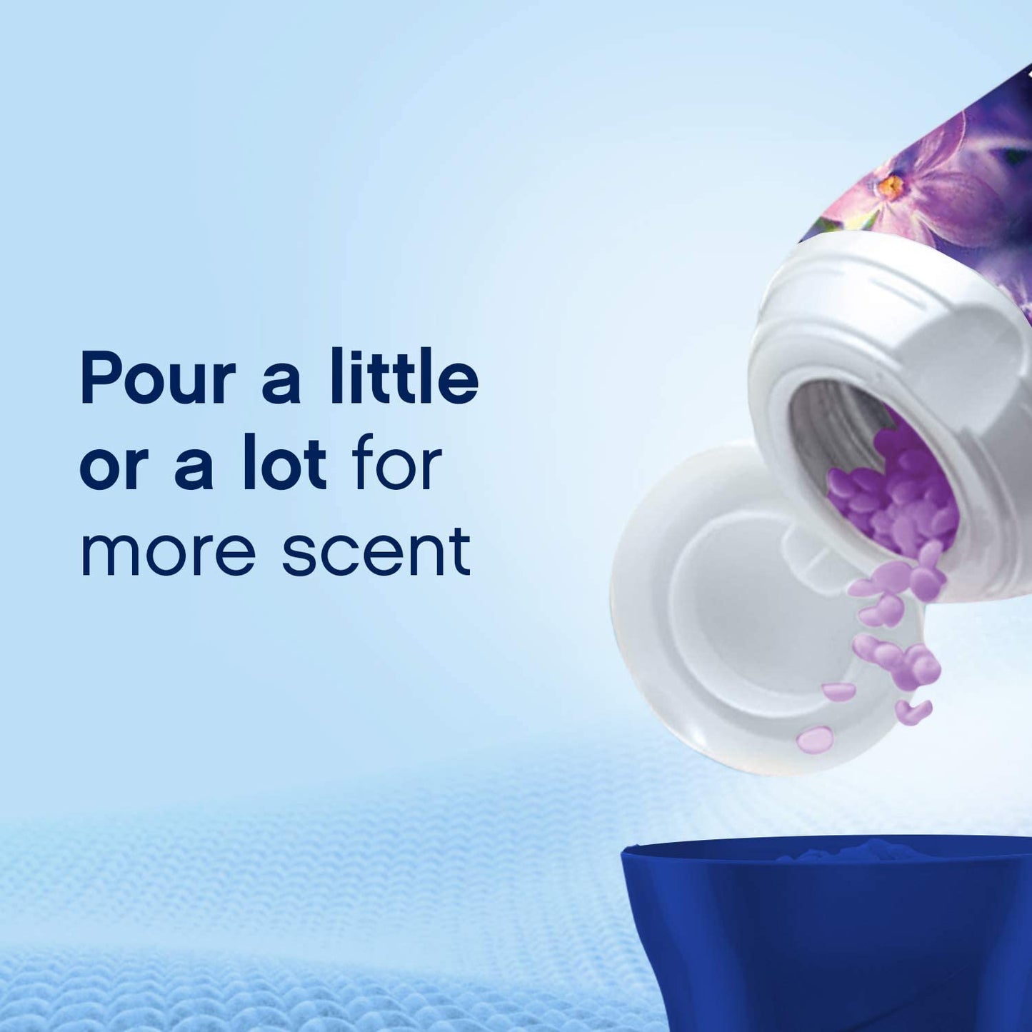 Downy Infusions Calm Lavender & Vanilla Bean In-Wash Scent Booster Beads, 24 oz