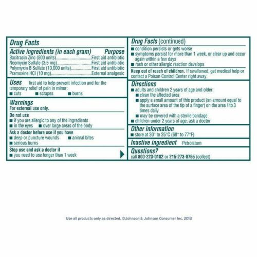 Neosporin Original Ointment For 24-hour Infection Protection, 2.0 oz. / 56.7g