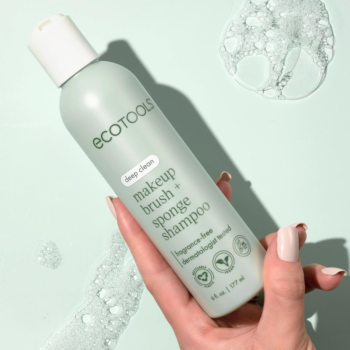 Ecotools Makeup Brush Cleansing Shampoo, 6 fl.oz / 177ml