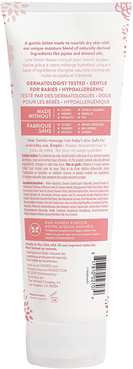 The Honest Co. Gently Nourishing Sweet Almond Face + Body Lotion 250 ml