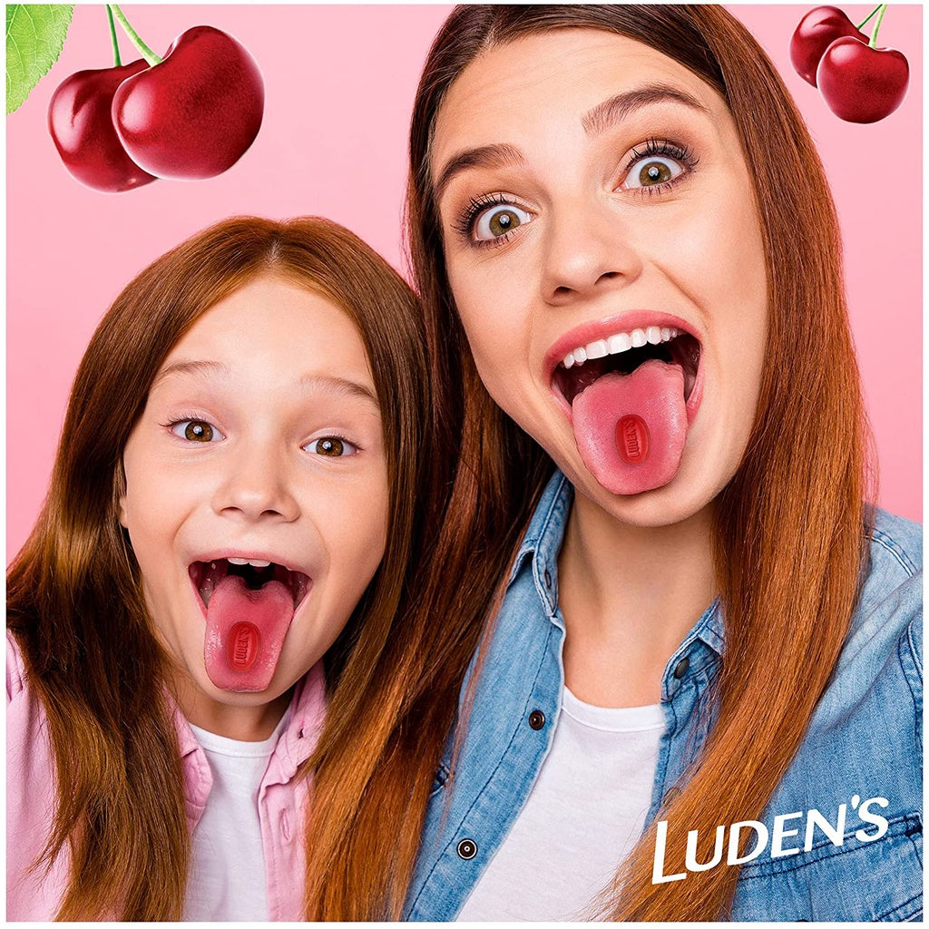 Ludens Throat Drops Pectin Lozenge/Oral Demulcent Wild Cherry Flavors, 90 Throat Drops