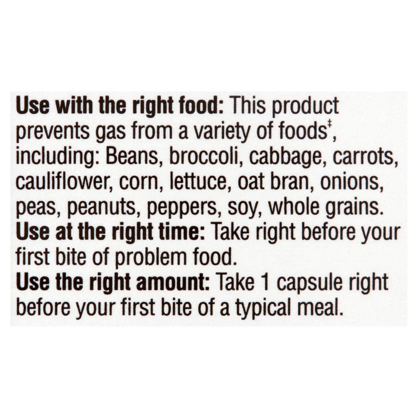 Equate Gas and Bloating Prevention Food Enzyme Dietary Supplement, 100 Capsules