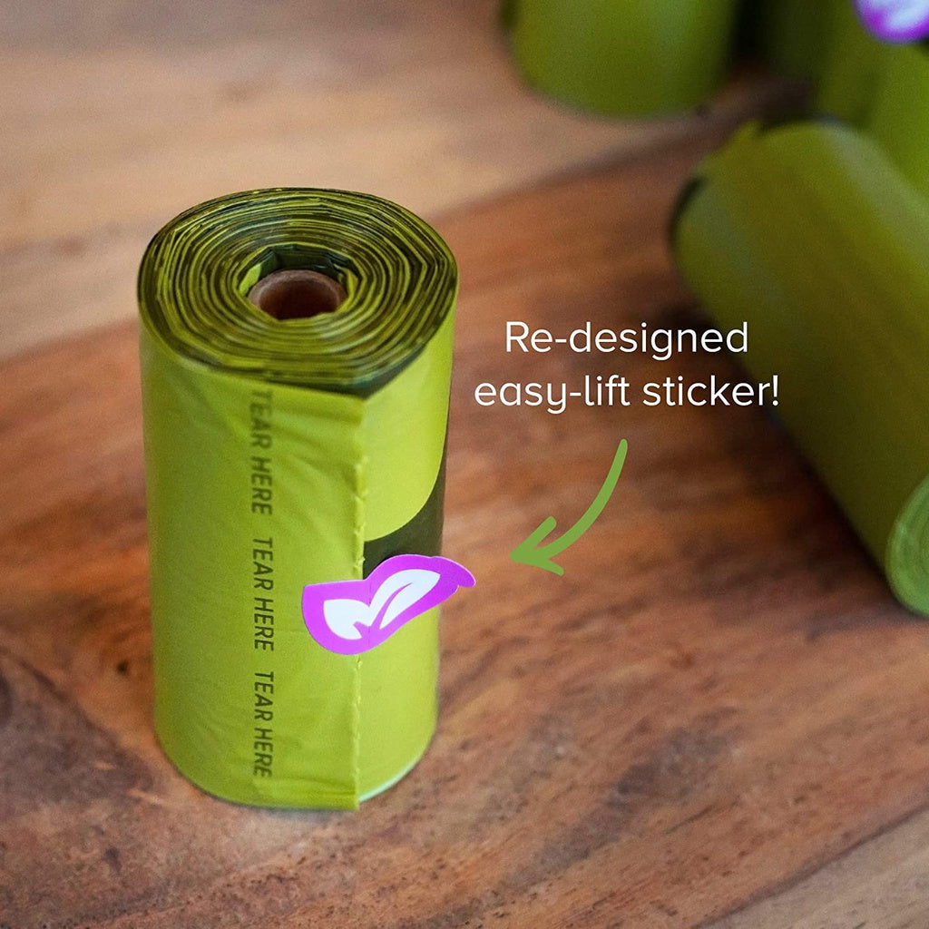 Earth Rated 9" x 13" Dog Poop Bags, 120 Bags Lavender Scented (Extra Thick and Strong, Leak-proof)