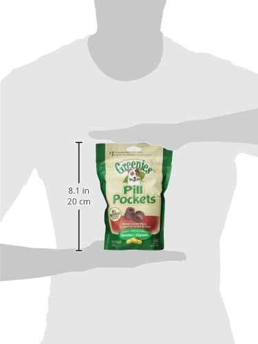Greenies Pill Pockets Natural Dog Treats, Capsule Size, Hickory Smoke Flavor, 30 Count