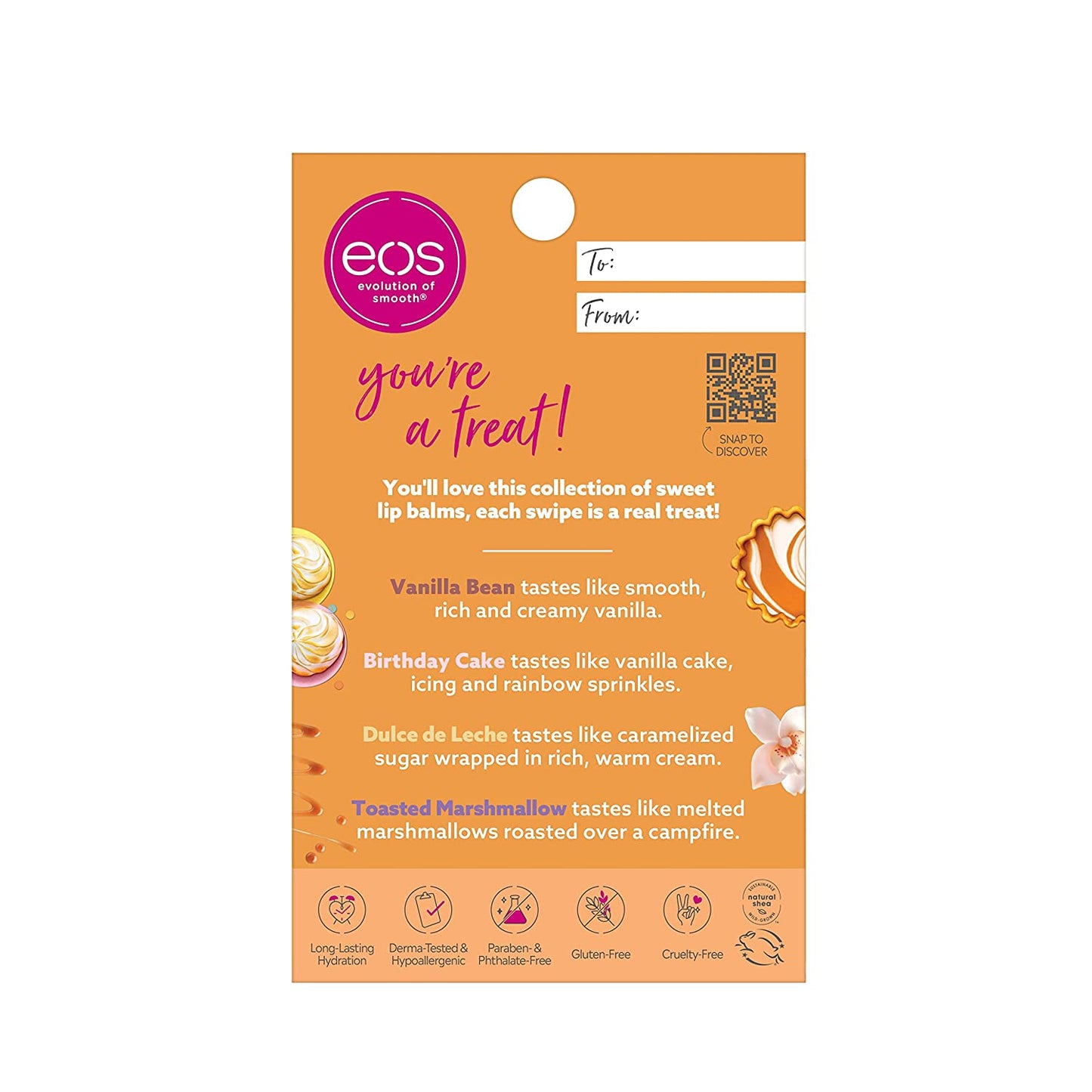 Eos The Sweet Treats Variety Pack Super Soft Shea Lip Balm 0.14oz/ 4g