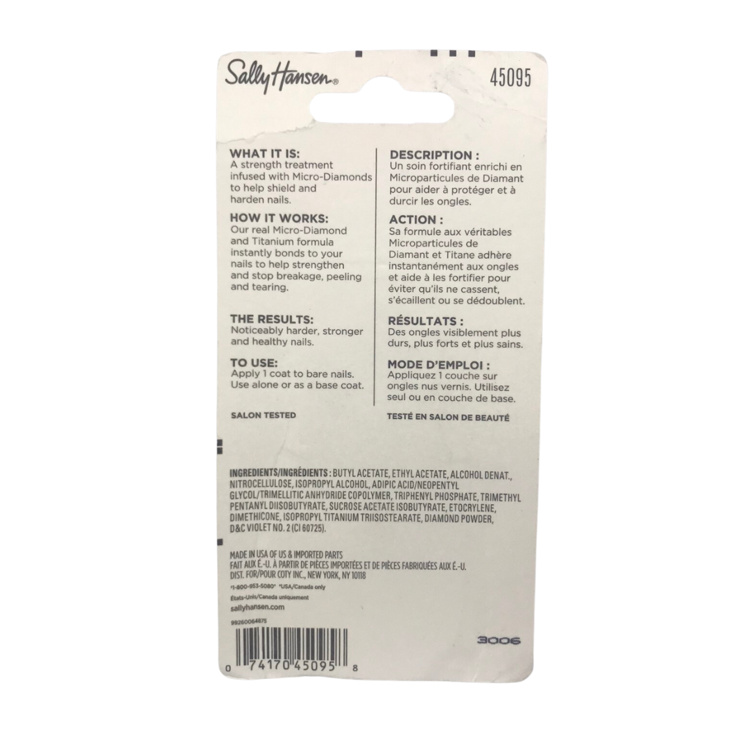 Sally Hansen Diamond Strength Hardener Soin Fortifiant 45095 - 13.3ml / 0.45 fl oz