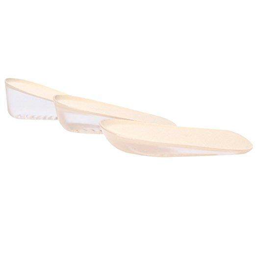 Heel Lift Inserts - 1.4 Inches Gel Height Increase Insoles For Men (Large, 1.4 Inch Height)