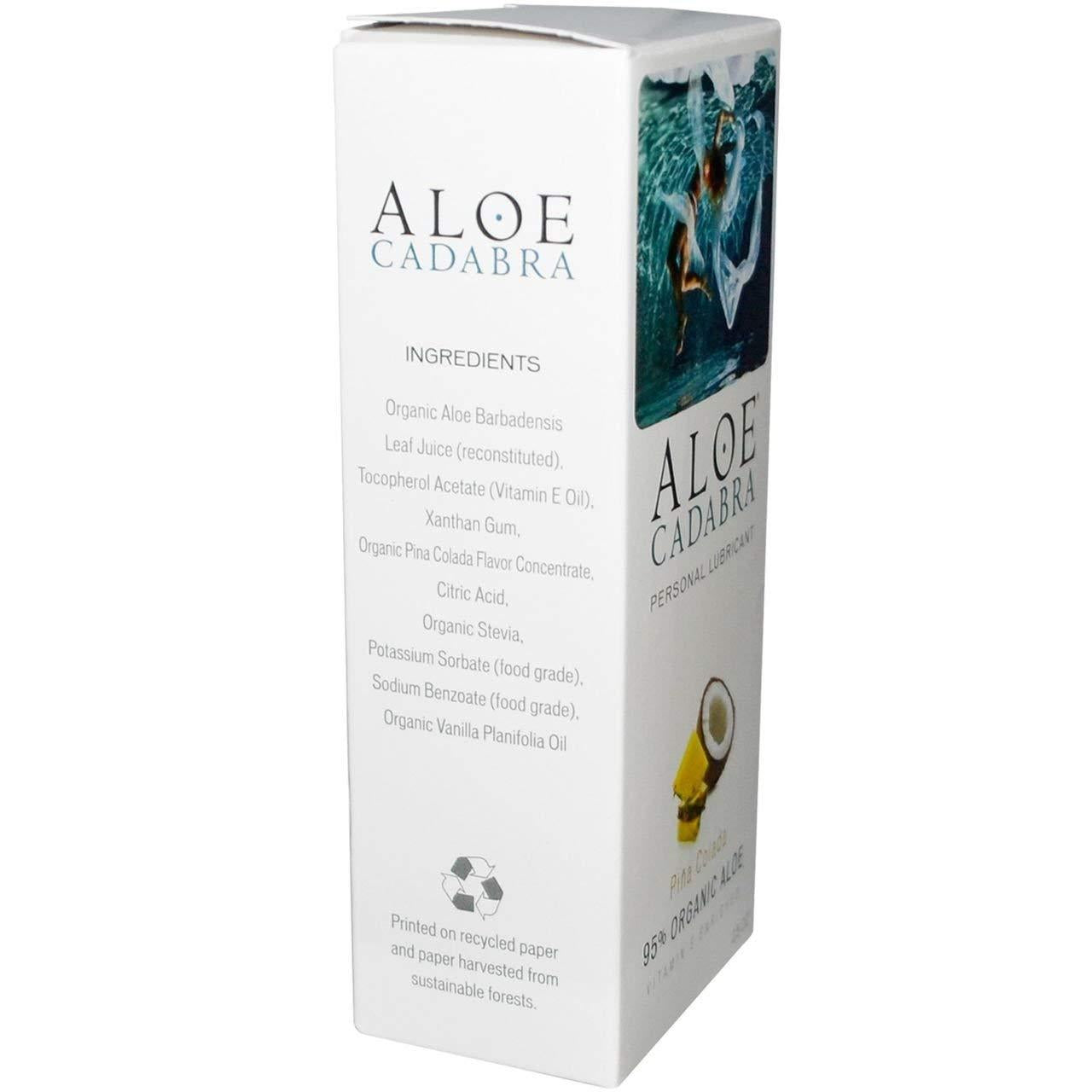 Aloe Cadabra Personal Lubricant & Moisturizer, Pina Colada 2.5 oz