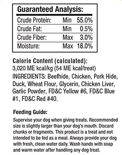 Good'N'Fun Triple Flavor Kabobs Rawhide Dog Treats, 18 Pack (12 oz. / 340g)