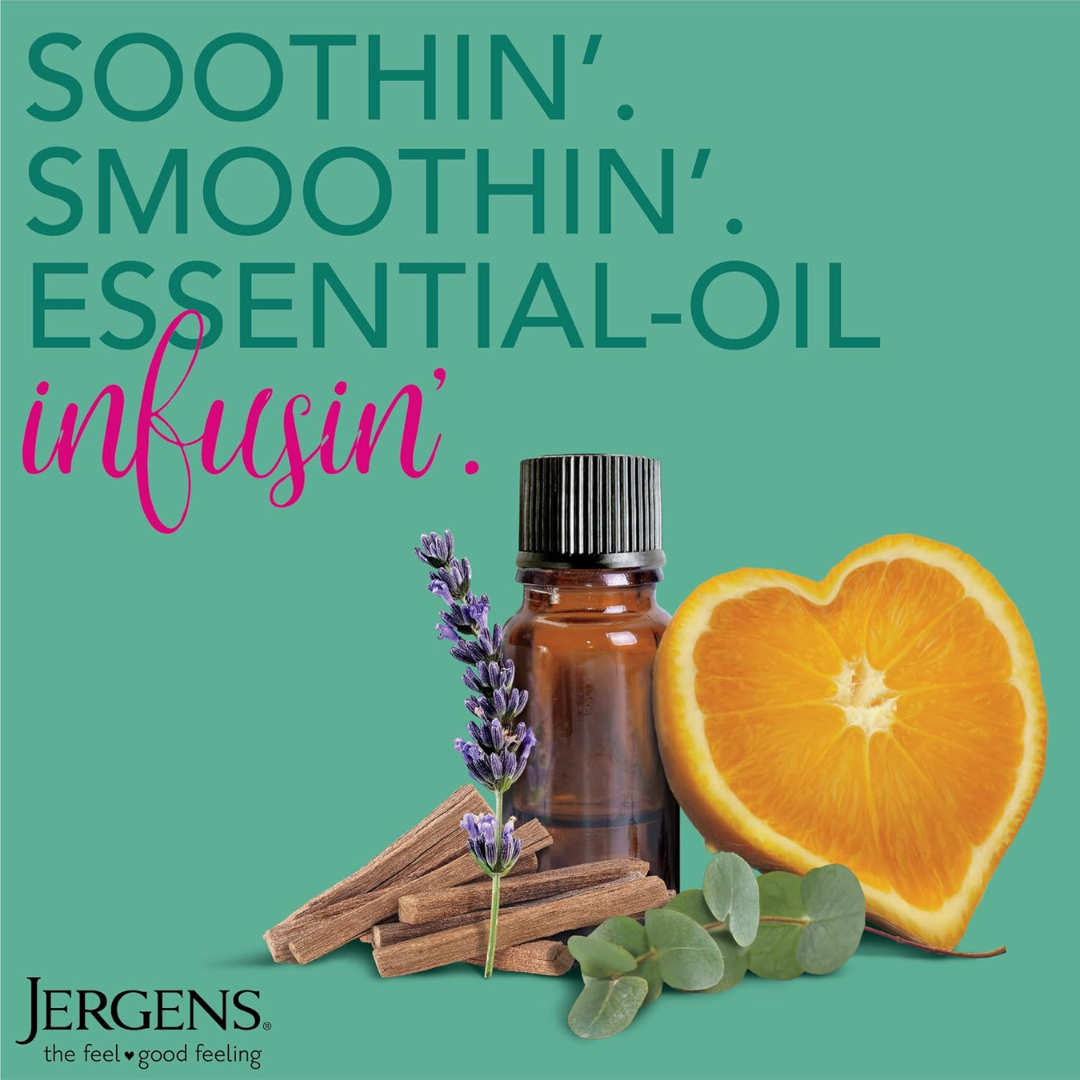 Jergens Sandalwood Comforting Lotion with Warm Spice Essential Oil 7 fl. oz. (207mL)