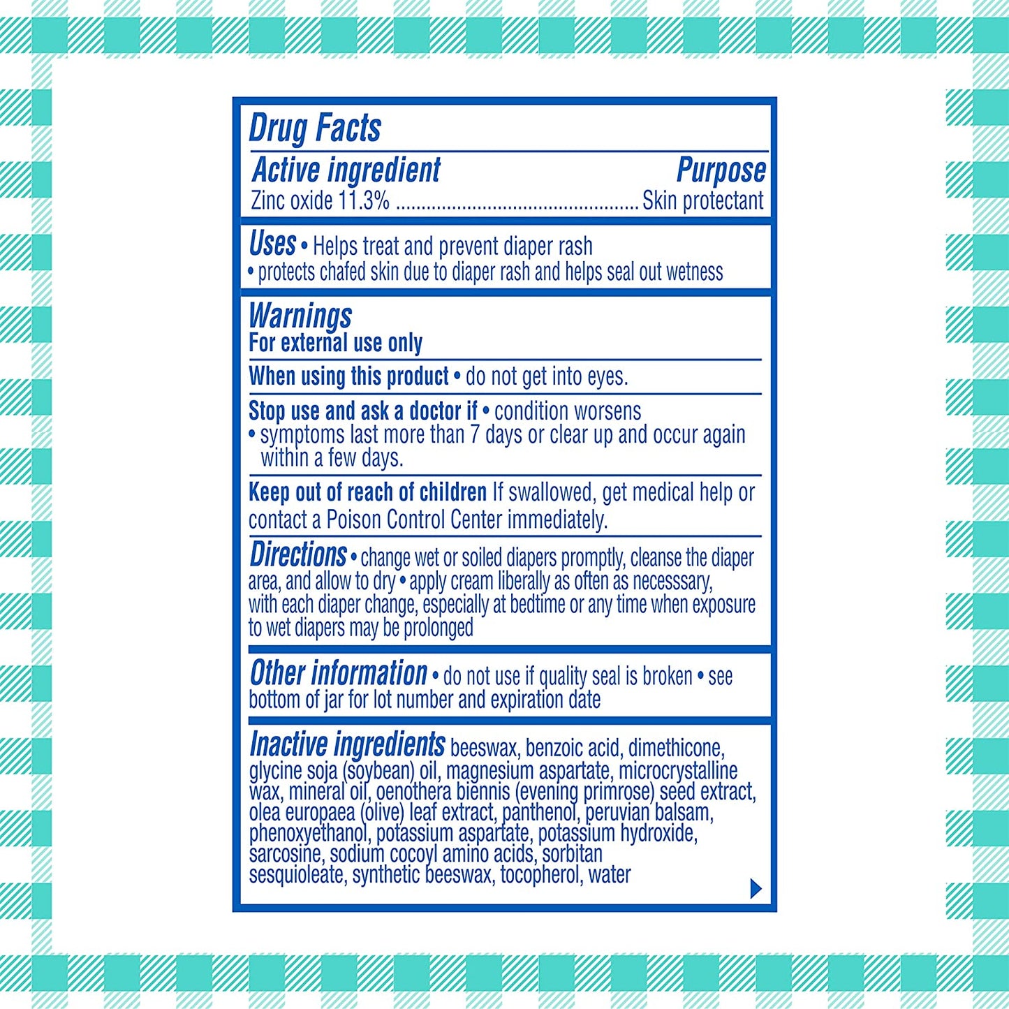 Balmex Complete Protection Zinc Oxide Baby Diaper Rash Cream, 16 oz. / 453g