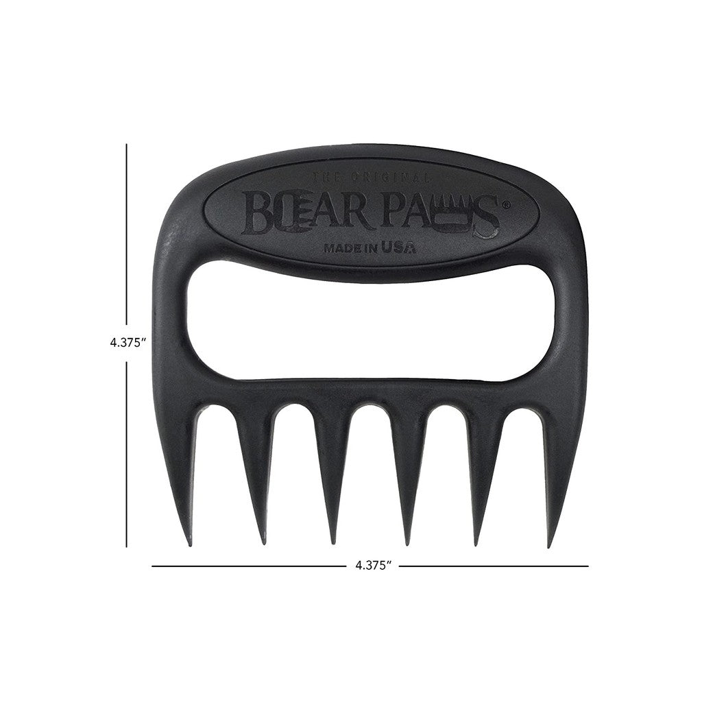 The Original Bear Paws Shredder Claws, Ultra Sharp Blades and Heat Resistant Nylon, Black