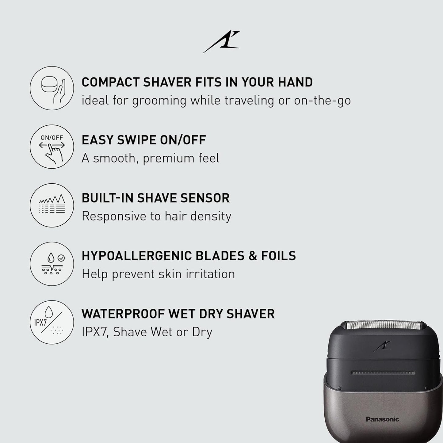 Panasonic Rechargeable Shaver 3 Blades (ES-CM3A)