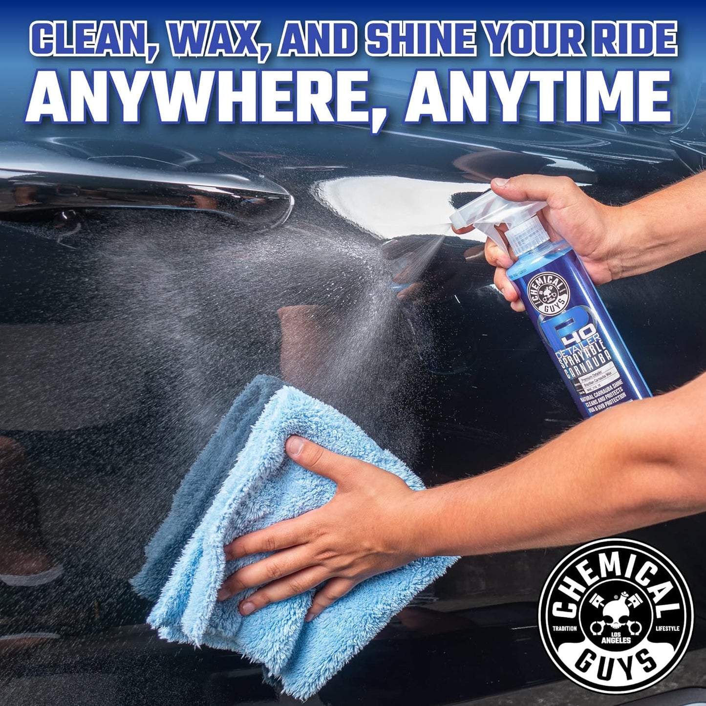 Chemical Guys P40 Detailer Sprayable Carnuaba Natural Shine 128 fl oz / 3.78L