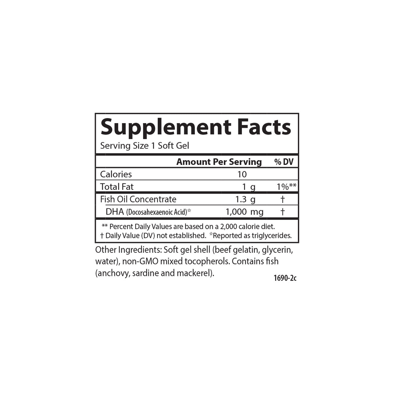 Carlson Elite DHA Gems 1,000 mg DHA (30 Softgels)