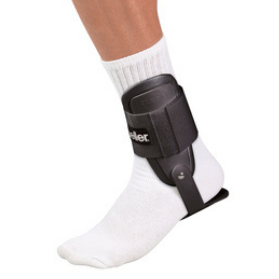 Mueller Sports Care Lite Ankle Brace, Black, One Size Fits Most (1 Count)