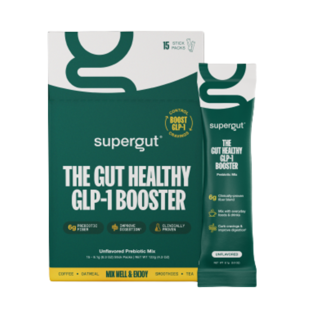 Supergut The Gut Healthy GLP-1 Booster Unflavored Prebiotic Powder Drink Mix, 122 g / 4.3 oz
