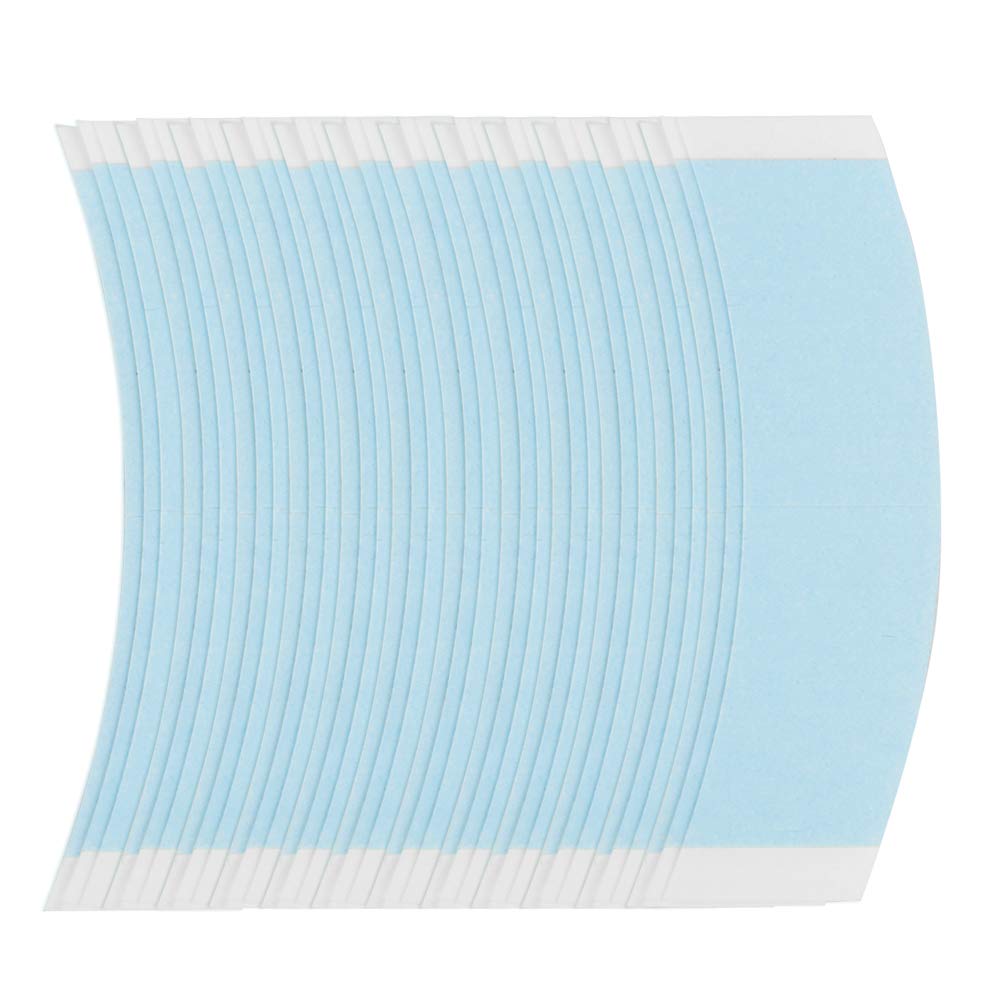Vapon Lace From the USA Fx Tape B Curve Double Sided Super Adhesive Clear Strips for Front Lace Wigs Wig Tape 25 Count