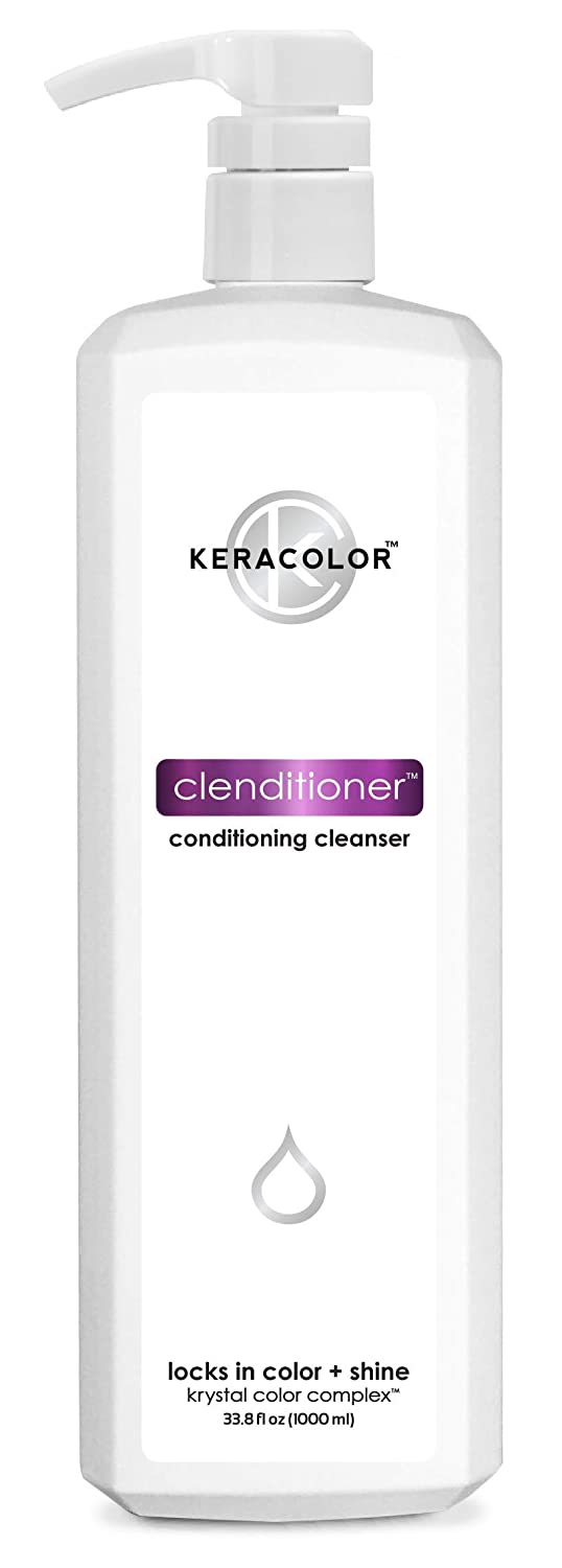 Keracolor Clenditioner Conditioning Cleanser Locks in Color + Shine, 33.8 fl.oz / 1000ml